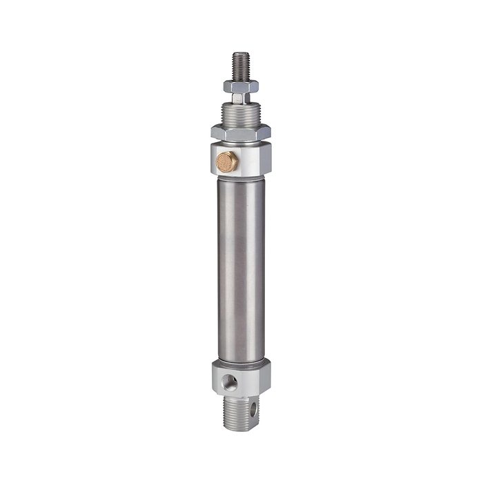 RIEGLER Round cylinder »MSI« single-acting, Piston Ø 20, Stroke 80, G 1/8