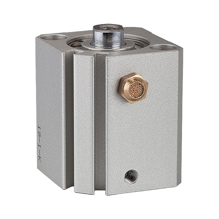 RIEGLER Short stroke cyl., single-acting, Piston Ø 20, Stroke 25, M5x0,8