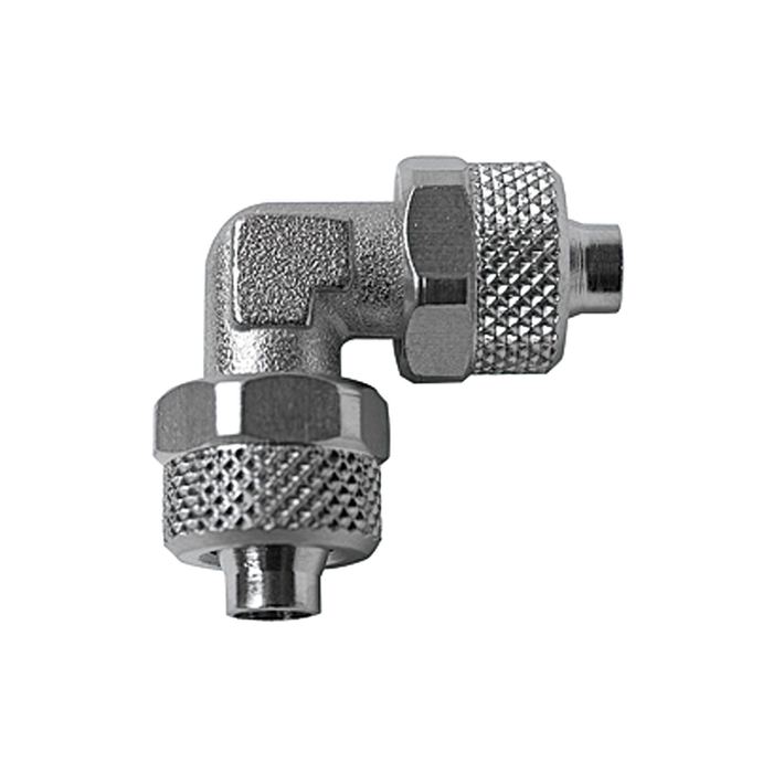 RIEGLER Angled connection »value line«, for hose 6/4 mm, AF 8
