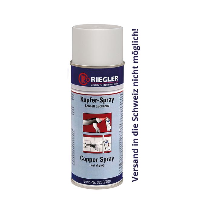 RIEGLER Kupfer-Spray, Temperatur max. 300 °C, 400 ml
