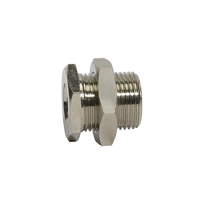 [115521] RIEGLER Bulkhead fitting »value line«, M28x1.5 o., G 1/2 i.