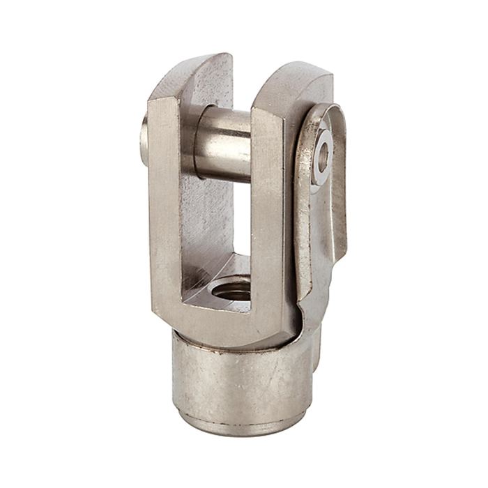 RIEGLER Fork head »Y« for cylinder series »MI«/»MSI«, for piston Ø 12-16