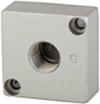 RIEGLER Adapterplatte zur Montage von Standardmanometern (rund) »G-mini«