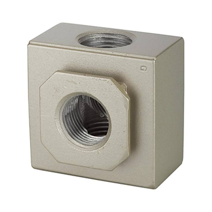 [116476] RIEGLER Verteiler »G«, mit 2 Abgängen, BG 400, G 3/8, PE 0 - 9 bar