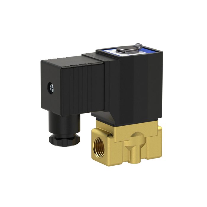 RIEGLER 2/2-way solenoid valve NC, directly operated, 230 V, 50 Hz