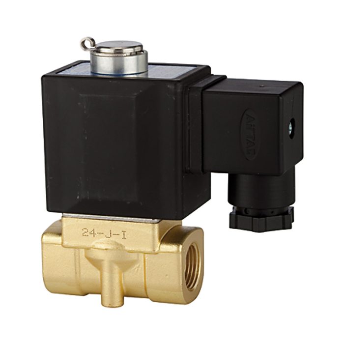 RIEGLER 2/2-Wege-MV., MS,NO,direktg.,230 V,50 Hz, G 1/8, PN 0-7 bar