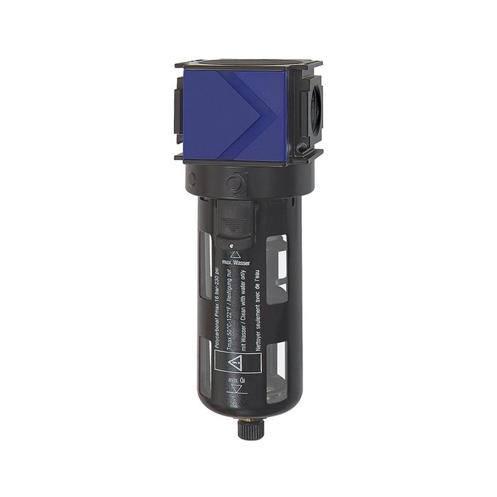 RIEGLER Filter »variobloc«, PC container, Protective cage, Size 2, G 1/2