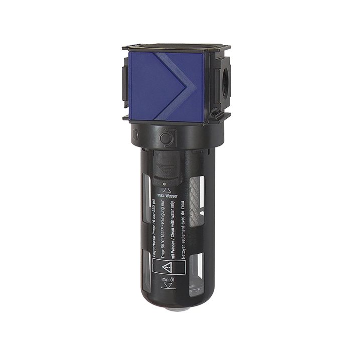 RIEGLER Aktivkohlefilter »variobloc« PC-Behälter, Schutzkorb, BG 1, G 1/4