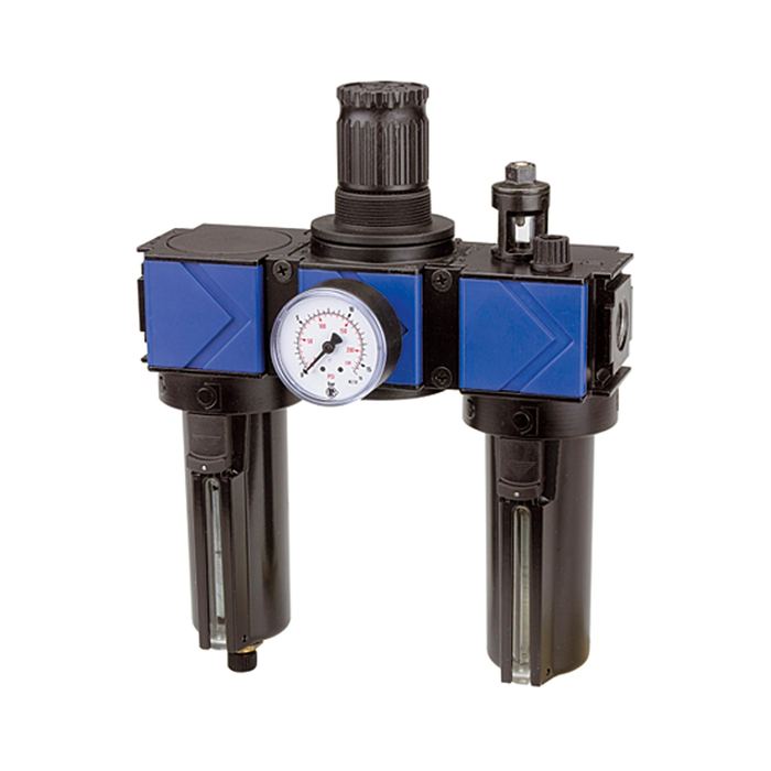 RIEGLER Wartungseinheit 3-tlg. »variobloc«, Metallbehälter, BG 2, G 3/4
