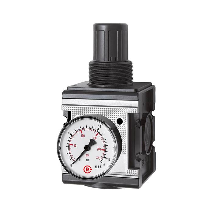 RIEGLER Druckregler »multifix«, inkl. Manometer, BG 4, G 3/4, 0,2 - 6 bar