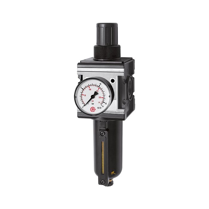 [133110] RIEGLER Filter regulator »multifix«, 5 µm, Size 4, G 1, 0.5 - 10 bar