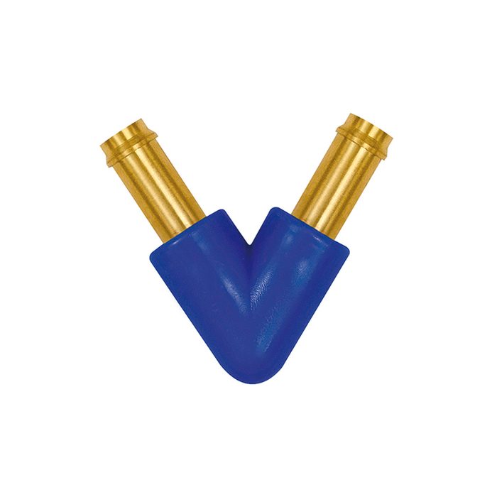 [133416] RIEGLER V-Schlauchverbindungsstutzen, für Schlauch LW 3, Messing und POM
