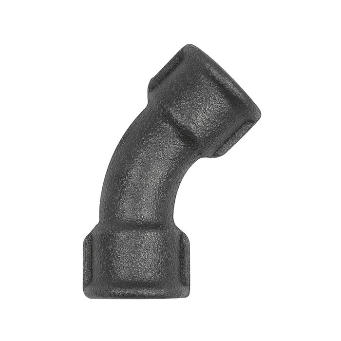RIEGLER Bogen 41, 45°, Rp 3/4 i., Rp 3/4 i., Temperguss schwarz