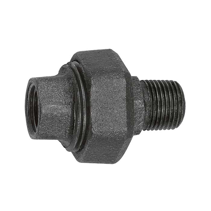 RIEGLER Fitting 331, flat sealing, R 2, Rp 2 black malleable iron fitting
