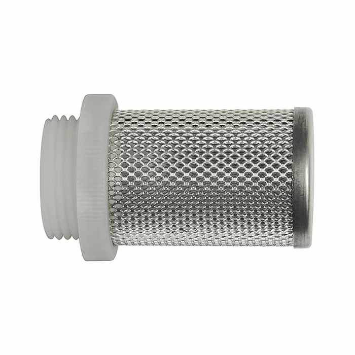 RIEGLER Strainer for check valves, G 3/8, Stainless steel 1.4301/Plastic