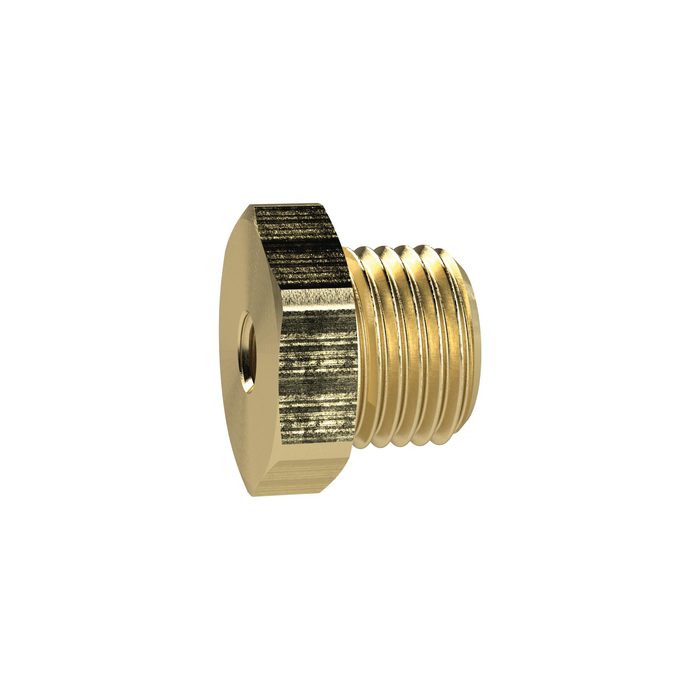 [134468] RIEGLER Reduziernippel kurz, M5 a., M3 i., SW 7, Messing