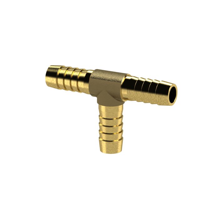 RIEGLER T-Schlauchverbindungsstutzen, für Schlauch LW 8 mm, Messing