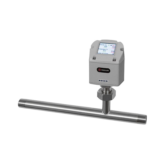 RIEGLER Flowmeter, DN 40, R 1 1/2, 1.0 - 730 m³/h
