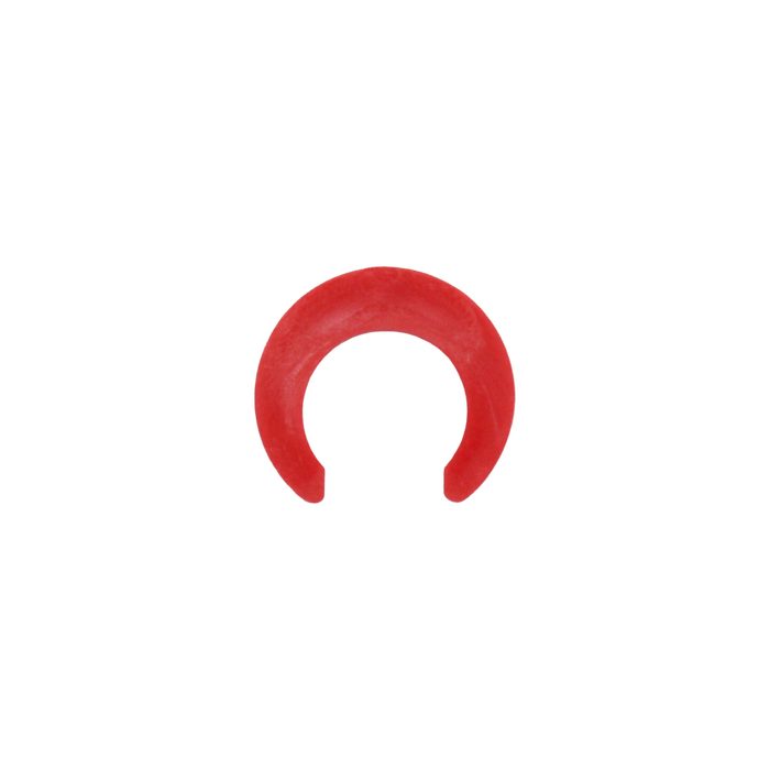 RIEGLER Safety ring, for pipe exterior Ø 6 mm, red, POM