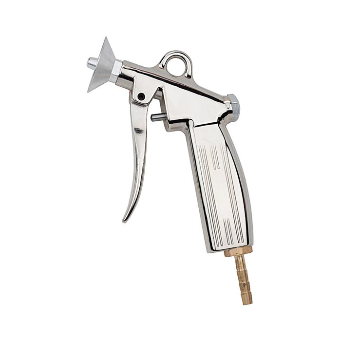 RIEGLER Blaspistole, Schutzschild, Alu-Druckguss vernickelt, G 1/4 innen