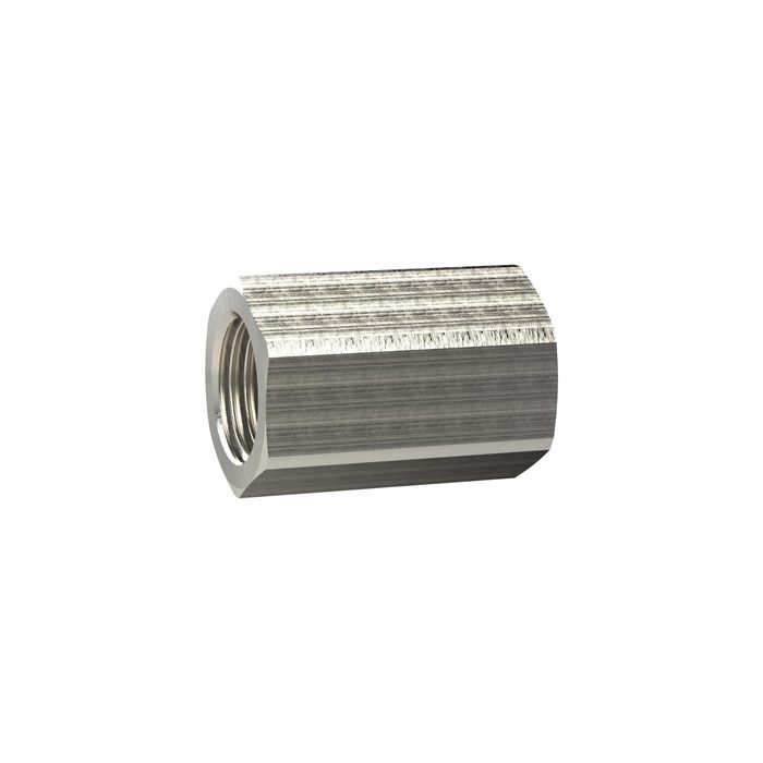 [138462] RIEGLER Bushing with exterior hexagonal, G 1/4, AF 17 nickel-plated brass