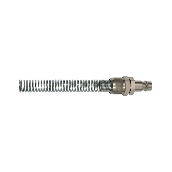 [141544] RIEGLER Nippel, NW 7,2 - NW 7,8, Stahl, für Schlauch 12x9 mit Knickschutz