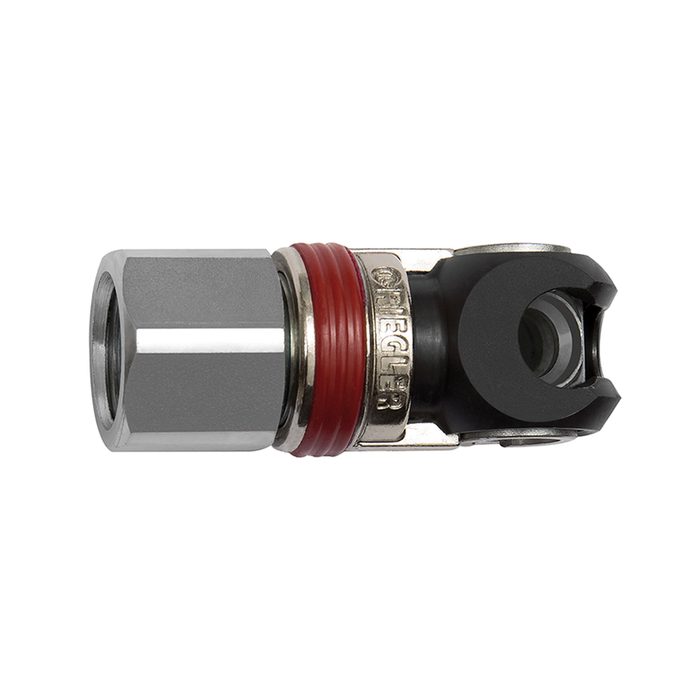 RIEGLER Schwenk-Sicherheitskupplung NW 5,5, ARO 210, Stahl, G 1/2 IG