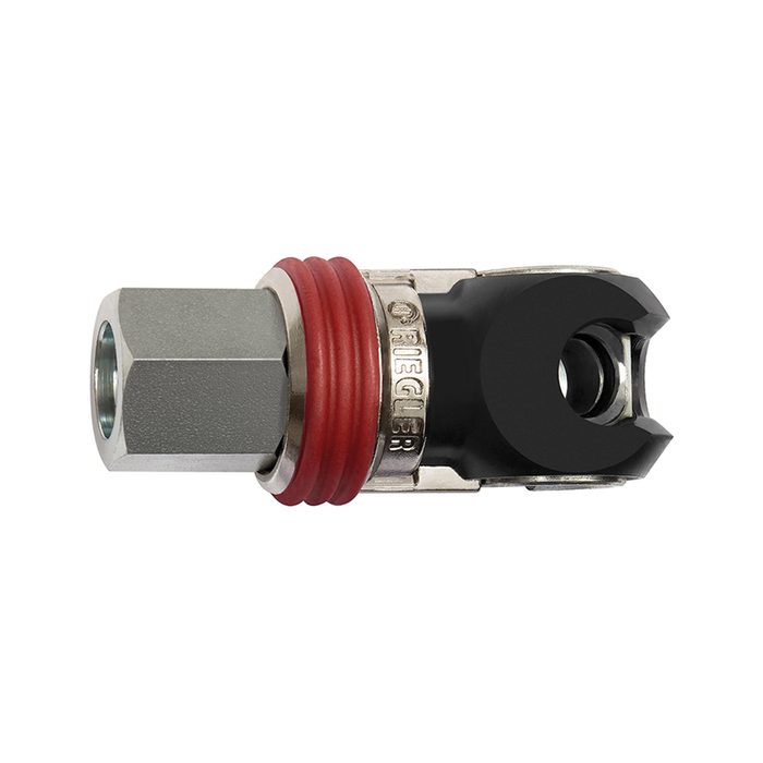 [141656] RIEGLER Schwenk-Sicherheitskupplung NW 7,2, EURO 7,2, Stahl, NPT 1/2 IG