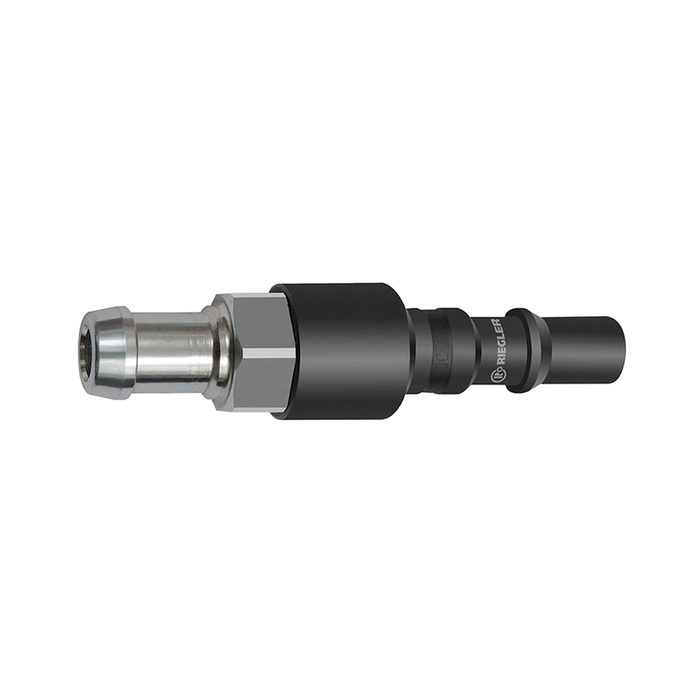 RIEGLER Einstecktülle für Kupplungen NW 8, RSV, ISO 6150 C, Stahl, LW 13