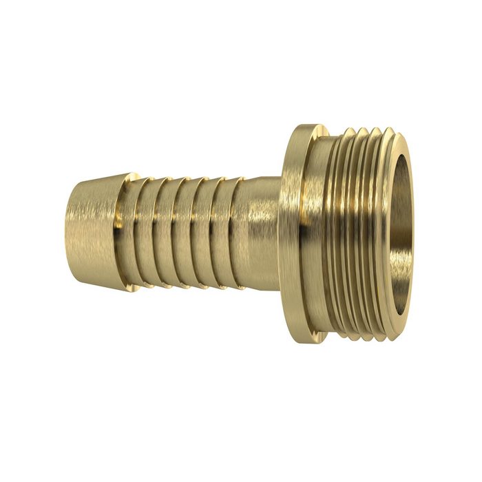 RIEGLER 1/3 Schlauchverschr. G1x13, flachdicht.schwere Ausf. MS blank