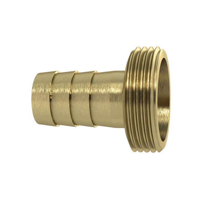 RIEGLER 1/3 Schlauchverschr. G1x25 flachd. ohne Bund, leichte Ausf. MS