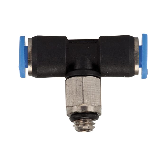 RIEGLER Push-in T-fitting »Blue Series« mini, rotating, G 1/8