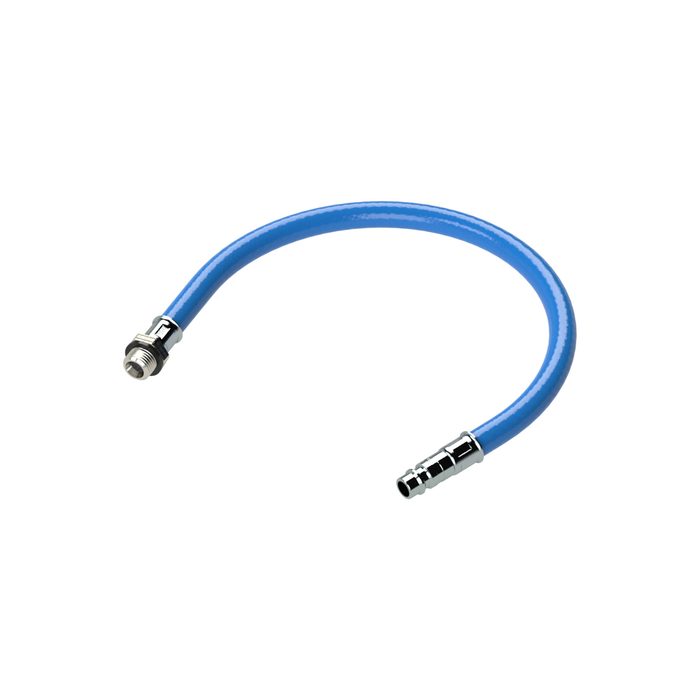 [142187] RIEGLER Vibrationsdämpfer mit 300 mm PVC-Schlauch, Nippel NW 12, G 1/2 AG