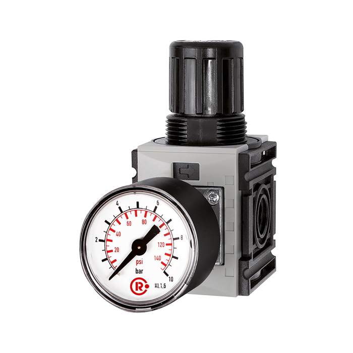 [142396] RIEGLER Pressure regulator »FUTURA-mini«, standard pressure gauge, G 1/4