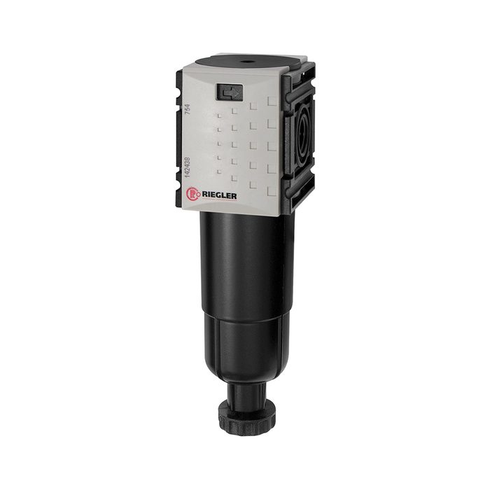 RIEGLER Filter »FUTURA-mini« mit Metallbehälter, 5 µm, BG 0, G 1/4, HA