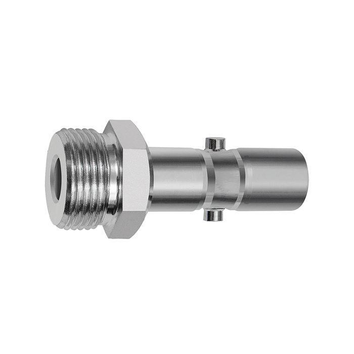[141802] RIEGLER Nipple for couplings I.D. 11, Heavy-duty series, Steel, G 1/2 ET