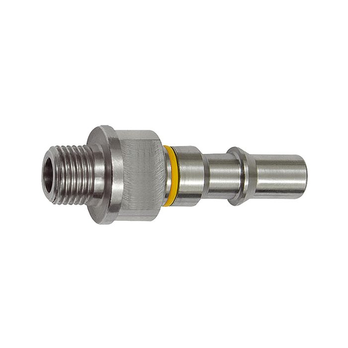 [141867] RIEGLER Captive nipple I.D. 6, ISO 6150 C, G 1/8 ET, yellow
