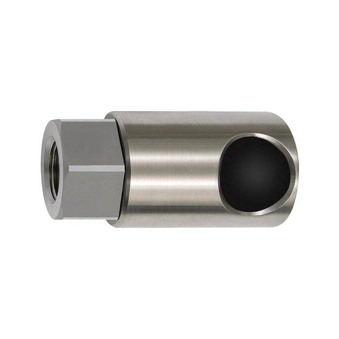 RIEGLER Pushbutton safety coupling I.D. 8, ISO 6150 C, G 3/8 IT
