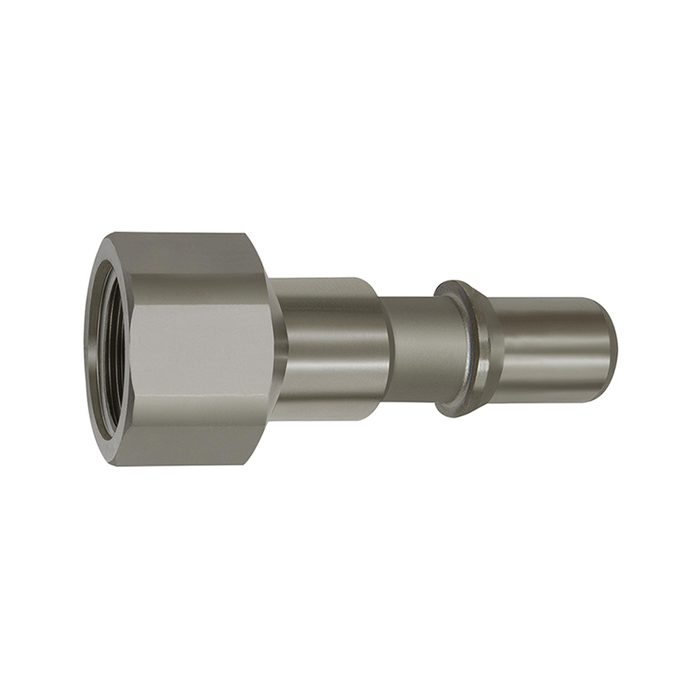 RIEGLER Nippel für Kupplungen NW 8, ISO 6150 C, Edelstahl, G 3/8 IG