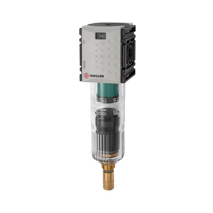 RIEGLER Microfilter »FUTURA-mini«, with PC container, Size 0, G 1/4