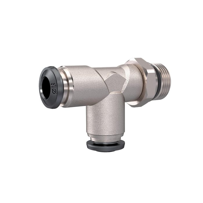 RIEGLER T-Steckverschraubung »universal short« L-Form, drhb. 1/2, Schl.10