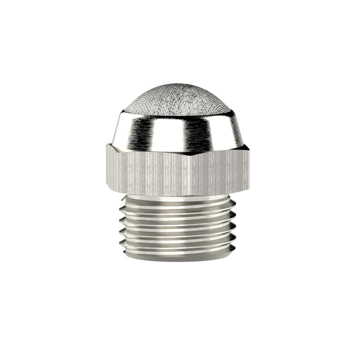 [156491] RIEGLER Schalldämpfer, Edelstahl, flach, G 1, SW 36