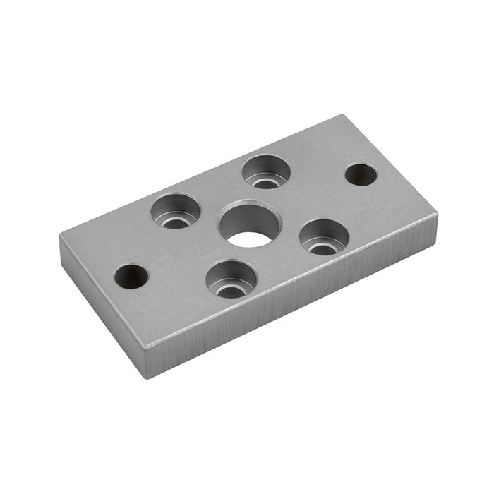 RIEGLER Front or floor flange, ISO 21287, UNITOP, Piston Ø 20