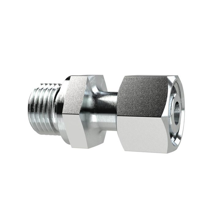 RIEGLER Einst.-Ger.-Einschraubvers., M26x1,5a., Rohr-AØ22mm, Stahl verz.
