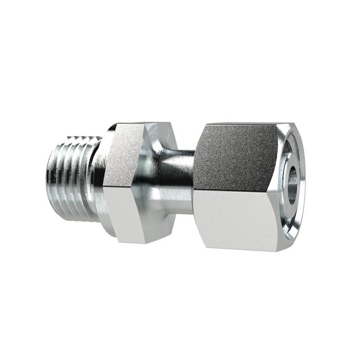 RIEGLER Einst.-Ger.-Einschraubvers., G 1/4a., Rohr-AØ12mm, Stahl verz.