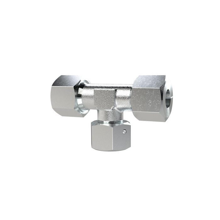 RIEGLER Adjustable T-fitting, Pipe ext. Ø 12, galvanised steel