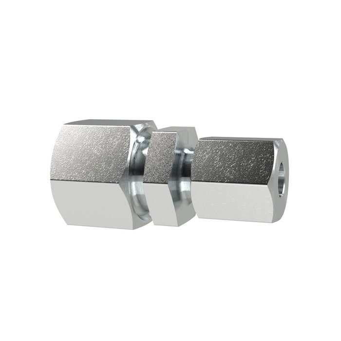 RIEGLER Straight reducer, Pipe exterior Ø 12/10, galvanised steel