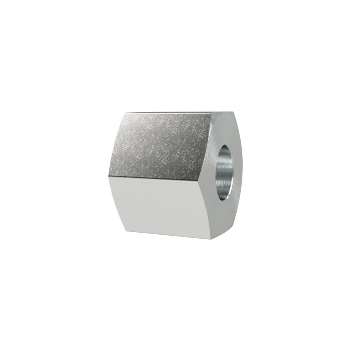 RIEGLER Swivel nut M16x1.0, Pipe ext. Ø12 mm, a/f1 19, galvanised steel