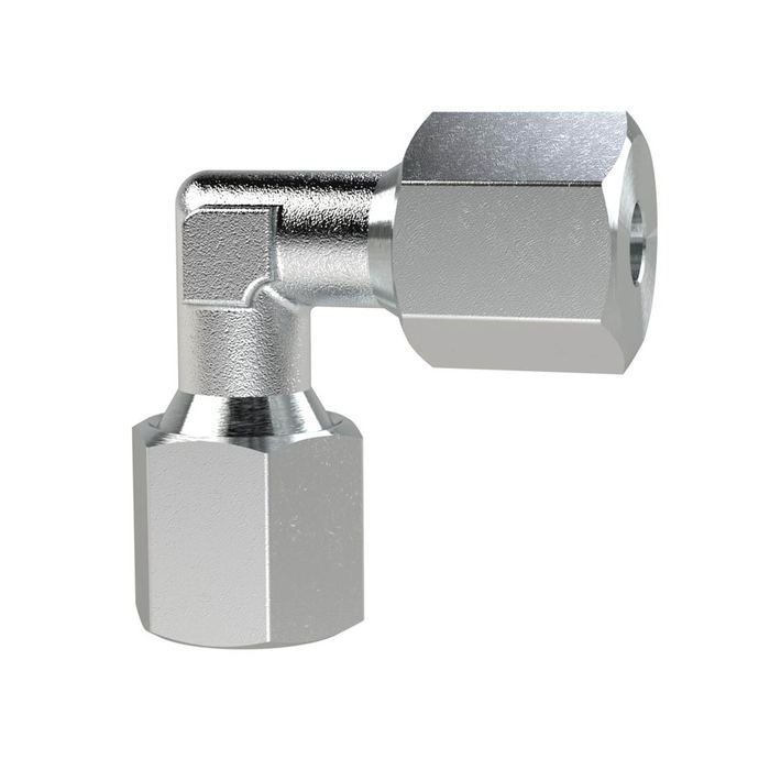 [159700] RIEGLER Angled fitting, Pipe exterior Ø 6 mm, galvanised steel