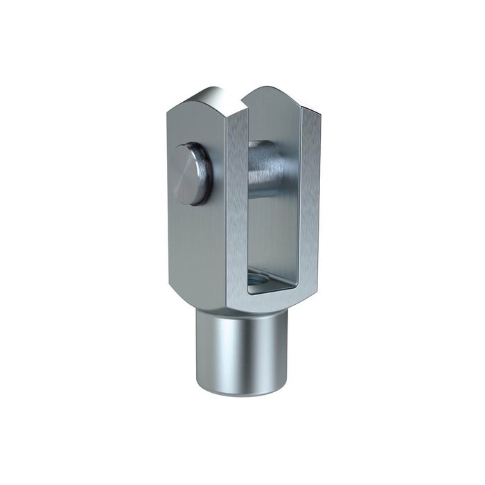 RIEGLER Rod clevis AP2 ISO 8140, bore 30, M27x2
